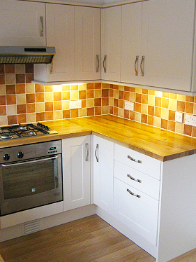 corner kitchen cooker worksurfaces